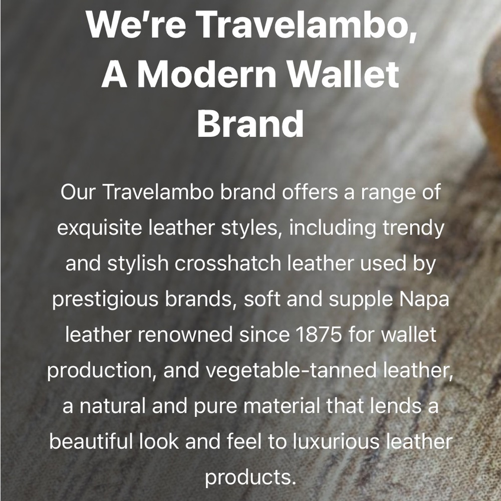 TRAVELAMBO Grey RFID Blocking Leather Wallet - Picture 12 of 15
